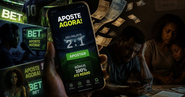 Quando as apostas dominam a publicidade, o que isso diz sobre o Brasil e os efeitos econômicos da população negra? Quando as apostas dominam a publicidade, o que isso diz sobre o Brasil e os efeitos econômicos da população negra?