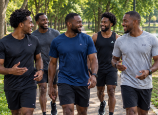 Entre Vinhos & Afetos promove caminhada entre homens negros no Parque Ibirapuera